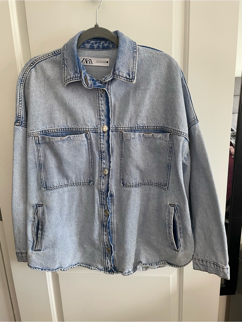 Zara Light Blue Denim Jacket